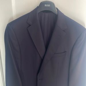 Hugo Boss sport coat. Navy 42L, nwot, never worn.